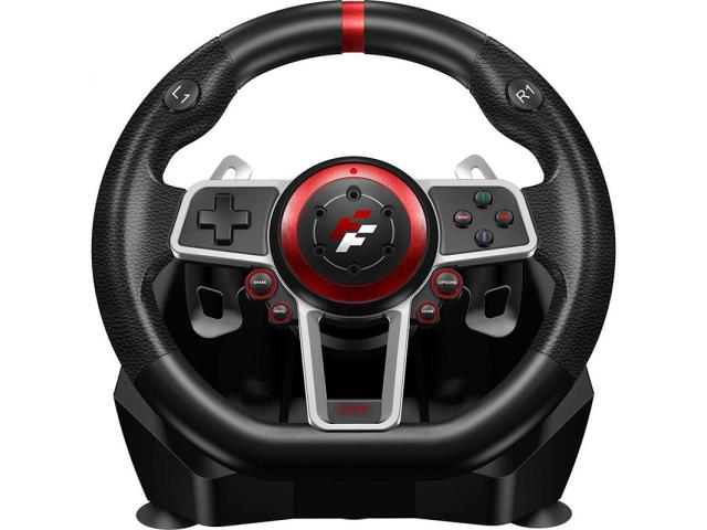 Volan gaming FlashFire Suzuka 900R, Black-Red
