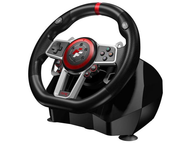 Volan gaming FlashFire Suzuka 900R, Black-Red