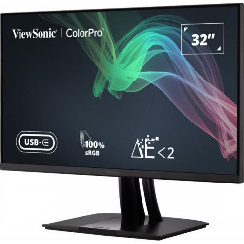 Monitor LED Viewsonic VP3256-4K, 32inch, 3840x2160, 5ms GTG, Black