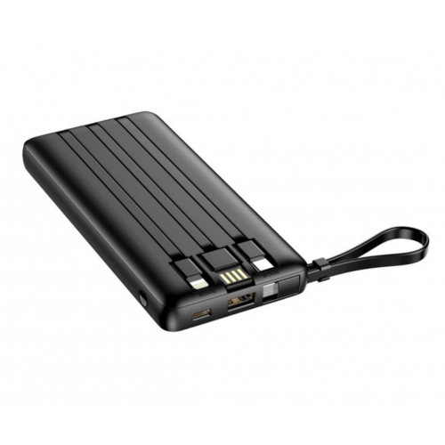 Baterie portabila Veger W1116, 10000mAh, 1 x Lightning, 2 x USB-A, 2 x USB-C, Black