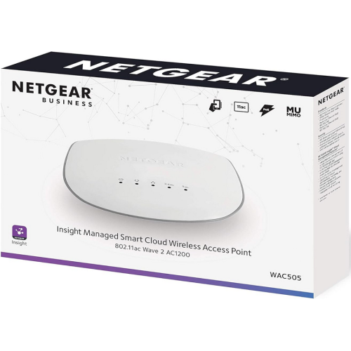 Netgear AC1200 WiFi AP MESH with NGR Insight App for Easy Managed (WAC505)
