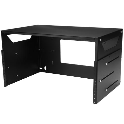 Suport rack Startech WALLSHELF4U, 4U, Black