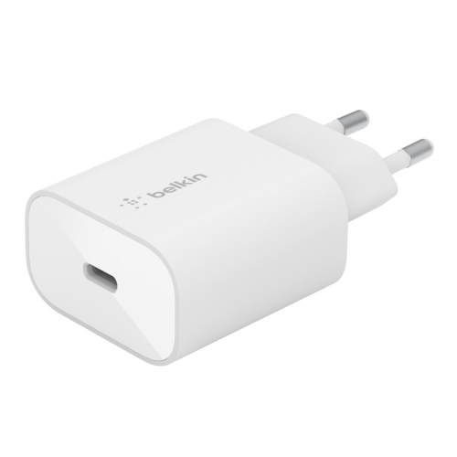 Incarcator retea Belkin WCA004vf1MWH-B5, 1x USB-C, 25W, White