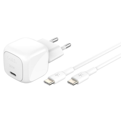 BOOSTCHARGE 30W USB-C CHARGER/WITH PD AND PPS INCL. 1M USB-C/U