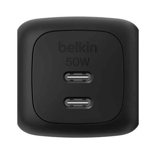 BOOSTCHARGE 50W DUAL USB-C LADE/POWER DELIVERY UND PPS SCHWARZ