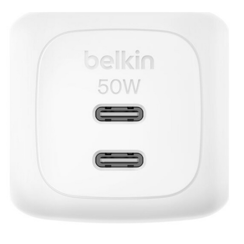 BOOSTCHARGE 50W DUAL USB-C LADE/POWER DELIVERY UND PPS WEI