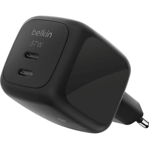 BOOSTCHARGE 67W DUAL USB-C LADE/POWER DELIVERY UND PPS SCHWARZ