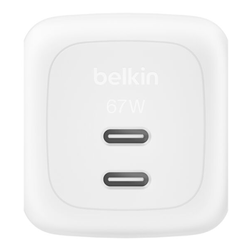 BOOSTCHARGE 67W DUAL USB-C LADE/POWER DELIVERY UND PPS WEI