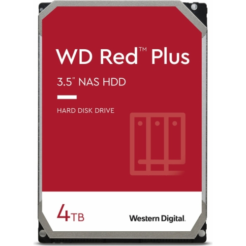 Hard Disk Western Digital Red Plus 4TB, SATA3, 256MB, 3.5 inch