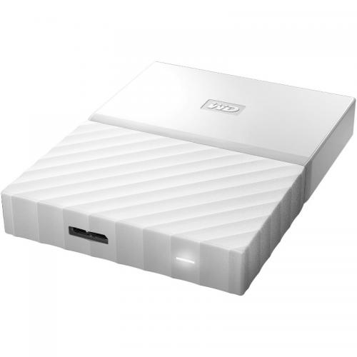 Hard Disk portabil Western Digital My Passport New, 1TB, USB 3.0, White