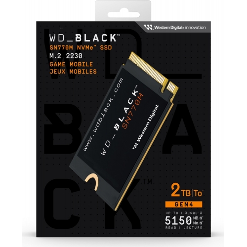 SSD Western Digital Black SN770M, 2TB, PCI Express 4.0 x4, M.2 2230
