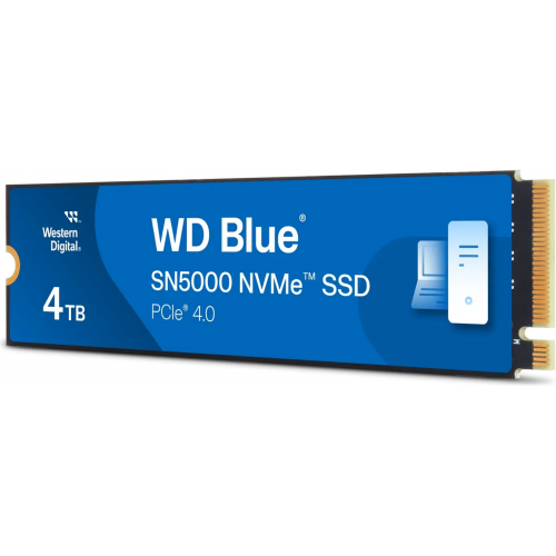 SSD Western Digital Blue SN5000, 4TB, PCI Express 4.0 x4, M.2 2280
