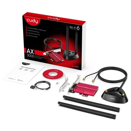 Placa de retea Wireless Cudy WE4000, PCI Express x1