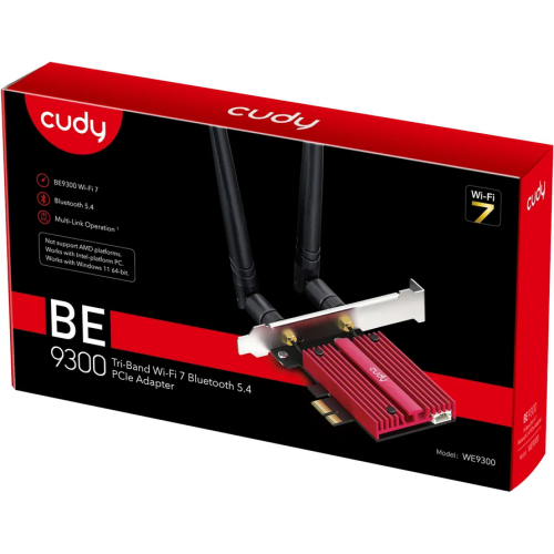 Placa de retea Wireless Cudy WE9300, PCI Express x1