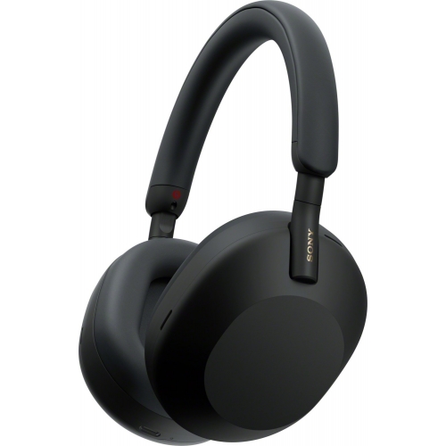 Casti cu microfon Sony WH-1000XM5, Bluetooth/3.5mm jack, Black