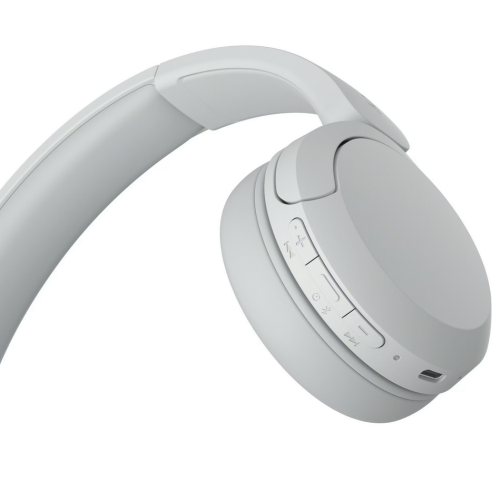 Casti cu microfon Sony WHCH520W, Bluetooth, White