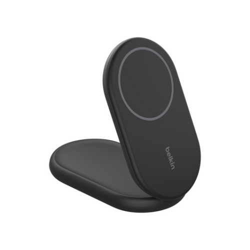 Incarcator Wireless Belkin BoostCharge Magnetic Foldable, 15W, Black