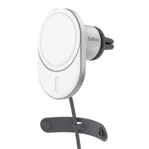 Incarcator Auto Wireless Belkin BoostCharge Pro, 15W, Silver