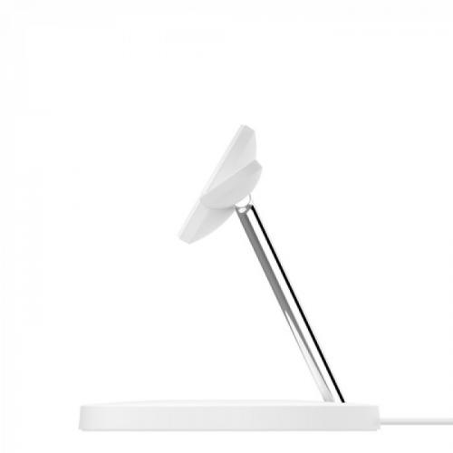 Incarcator wireless Belkin BoostCharge Pro 3-IN-1 MagSafe, 15W, White