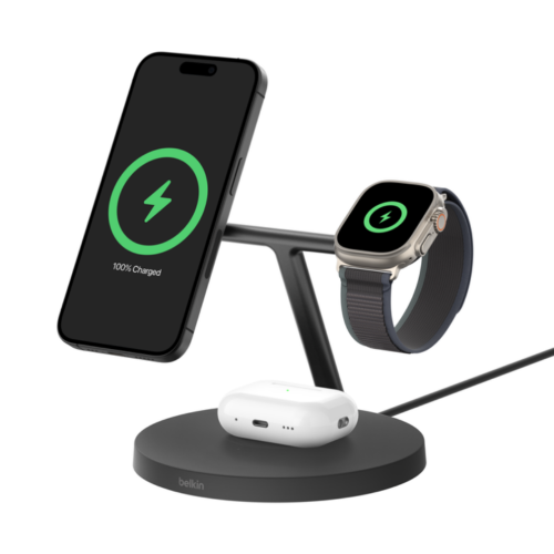Incarcator Wireless Belkin Boost Charge Pro QI2, 15W, Black