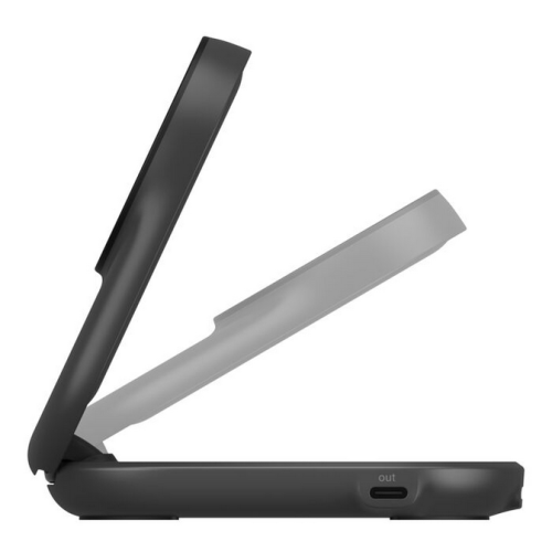 UltraCharge 25 Watt Qi2 Magneti/2-in-1 Ladestation klappbar schw