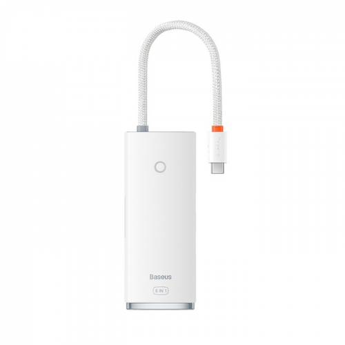 Docking Station Baseus Lite WKQX050002, USB-C, White