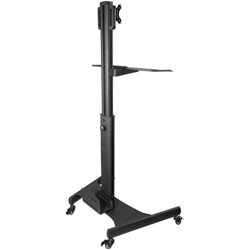 Stand TV Startech WKSTNCART, Black