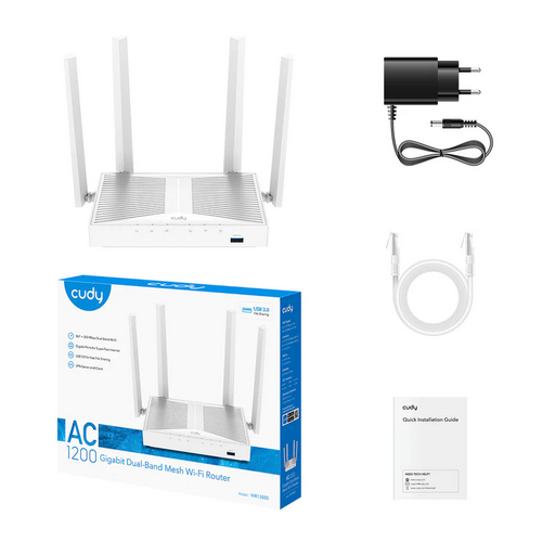 Router Wireless Cudy WR1300S, 4 x LAN