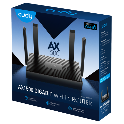 Router Wireless Cudy WR1500, 3 x LAN