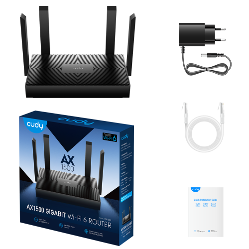 Router Wireless Cudy WR1500, 3 x LAN