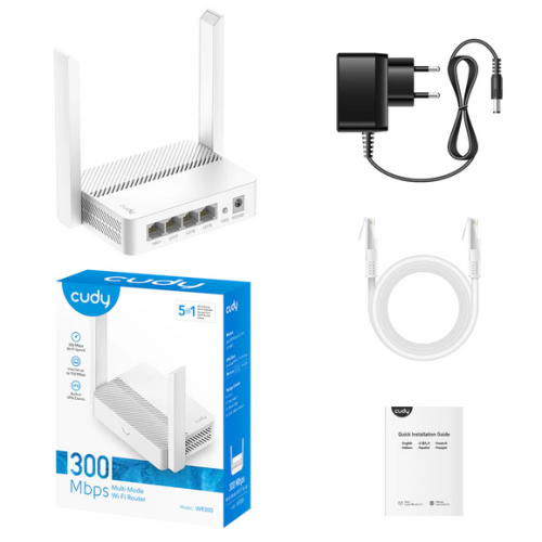 Router Wireless Cudy WR300, 3 x LAN