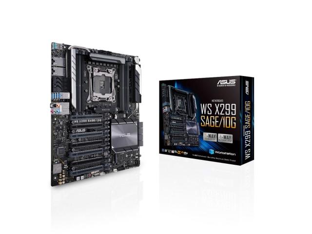 Placa de baza server ASUS WS X299 SAGE/10G, Intel X299, Socket 2066, CEB