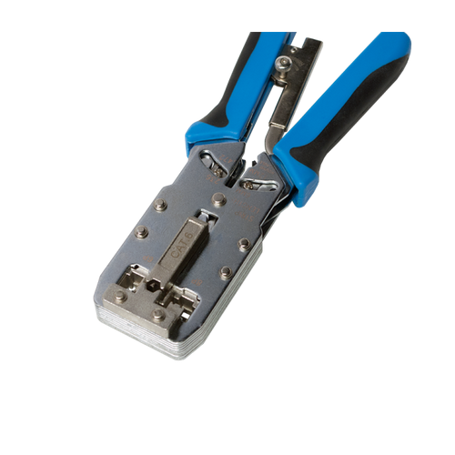 CLESTE sertizare mufe, LOGILINK, functii: sertizare mufe, decupare si taiere cablu, pentru mufe RJ11/ RJ45 Cat.6. 