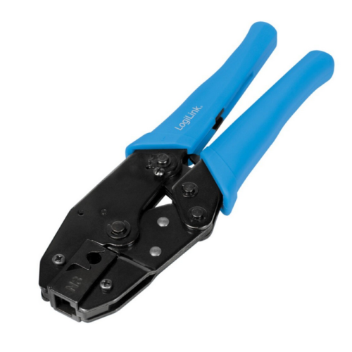 CLESTE sertizare mufe, LOGILINK, functii: sertizare mufe, RJ45 Cat6a/Cat7, pt. cablu 7-8mm, compatibil cu MP0030, MP0033 si MP0048, albastru, 