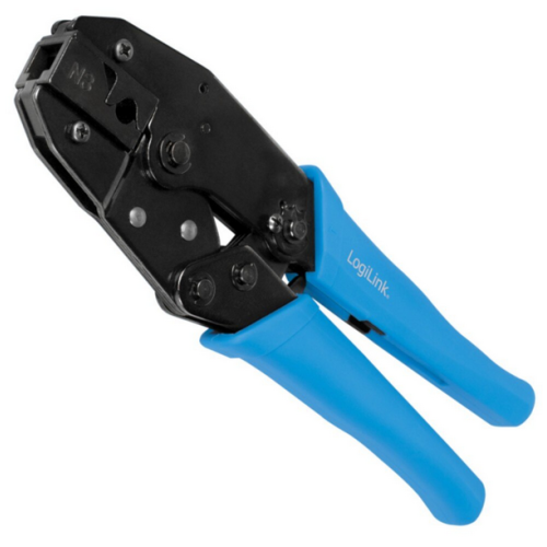 CLESTE sertizare mufe, LOGILINK, functii: sertizare mufe, RJ45 Cat6a/Cat7, pt. cablu 7-8mm, compatibil cu MP0030, MP0033 si MP0048, albastru, 