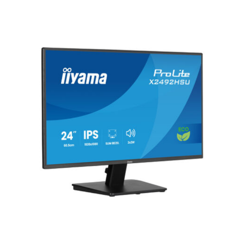 Monitor LED Iiyama ProLite X2492HSU-B1, 24 inch, 1920 x 1080 pixeli, 3 ms GtG, Black