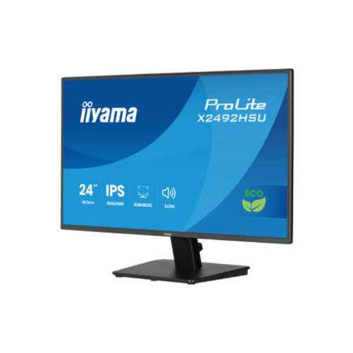 Monitor LED Iiyama ProLite X2492HSU-B1, 24 inch, 1920 x 1080 pixeli, 3 ms GtG, Black
