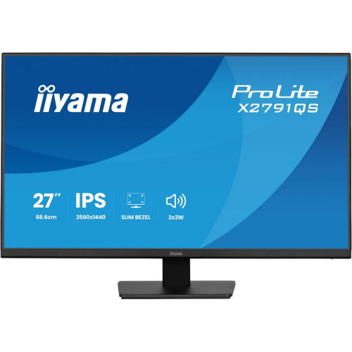 Monitor LED Iiyama X2791QS-B1, 27 inch, 2560 x 1440 pixeli, 1 ms, Black
