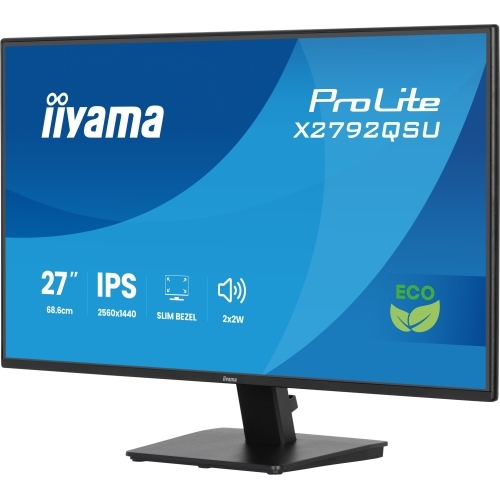 Monitor LED Iiyama ProLite X2792QSU-B1, 27 inch, 2560 x 1440 pixeli, 3 ms, Black