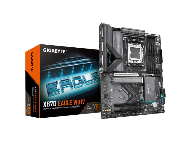 Placa de baza Gigabyte X870 EAGLE WIFI17, AMD X870, Socket AM5, ATX