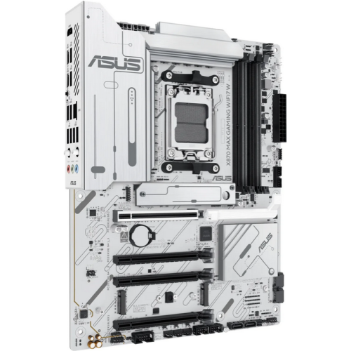 Placa de baza ASUS X870 MAX GAMING WIFI7 W, AMD X870, Socket AM5, ATX