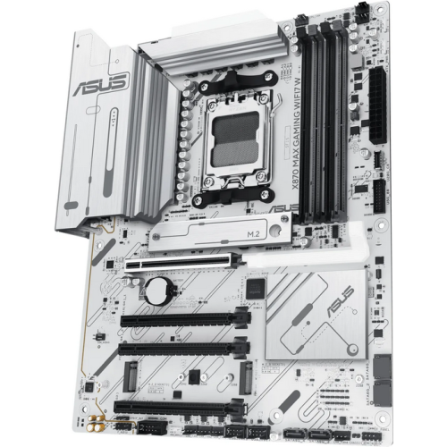 Placa de baza ASUS X870 MAX GAMING WIFI7 W, AMD X870, Socket AM5, ATX