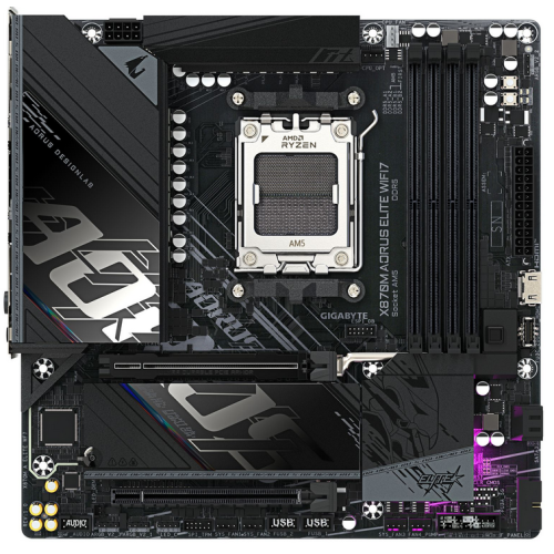 Placa de baza Gigabyte X870M AORUS ELITE WIFI7, AMD X870, Socket AM5, mATX