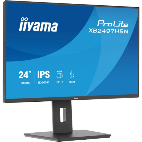 Monitor Iiyama ProLite XB2497HSN-B1, 23.8 inch, 1920 x 1080 pixeli, 1 ms, Black
