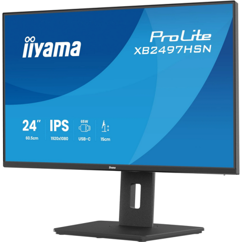 Monitor Iiyama ProLite XB2497HSN-B1, 23.8 inch, 1920 x 1080 pixeli, 1 ms, Black