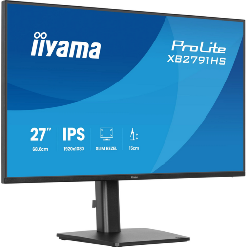 Monitor LED Iiyama XB2791HS-B1, 27 inch, 1920 x 1080 pixeli, 1 ms, Black