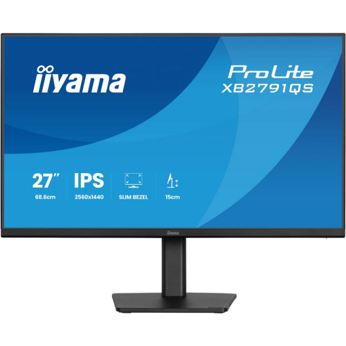 Monitor LED Iiyama XB2791QS-B1, 27 inch, 2560 x 1440 pixeli, 1 ms, Black
