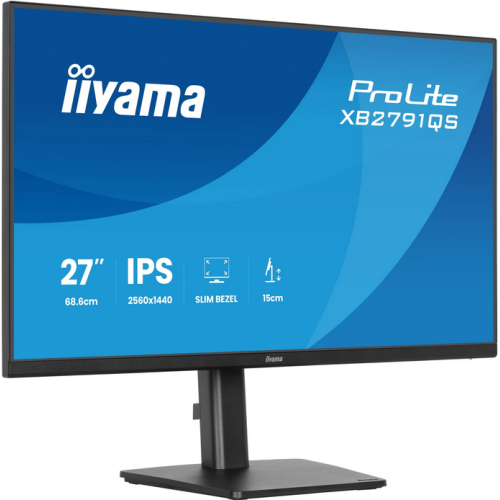 Monitor LED Iiyama XB2791QS-B1, 27 inch, 2560 x 1440 pixeli, 1 ms, Black