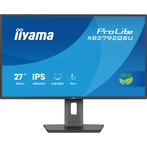 Monitor LED Iiyama ProLite XB2792QSU-B1, 27 inch, 2560 x 1440 pixeli, 3 ms, Black