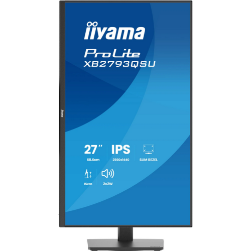 Monitor LED Iiyama XB2793QSU-B1, 27 inch, 2560 x 1440 pixeli, 1 ms, Black